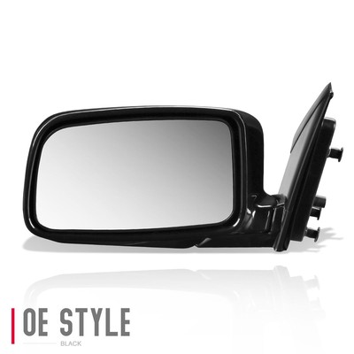 Fit 02-07 Mitsubishi Lancer OE Style Manual Side Door Mirror Left
