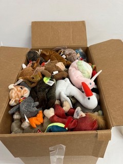 Mixed Lot of over 50 TY Beanie Babies Baby Boos Various Sizes