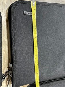 Supertool Liberty Magnetic Black Leather Portfolio Gun Case Lined Lot of 4