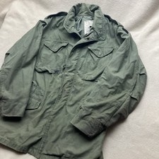 Vtg 1978 Coat Cold Weather Mans Field Jacket S Alpha Industries Cold War M65 OG