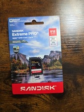 SanDisk Extreme Pro SDXC UHS-I Card SDSXXJ-512G-GN6SN BRAND NEW