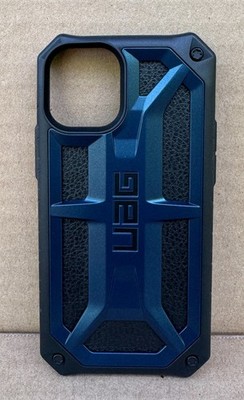 Urban Armor Gear UAG Monarch Case iPhone 12 Mini Mallard Blue Black