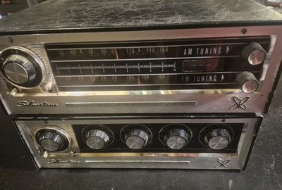 Sears Silvertone Stereo Tube Amp Model 2029 MCM &  Vintage Model 2028 Stereo