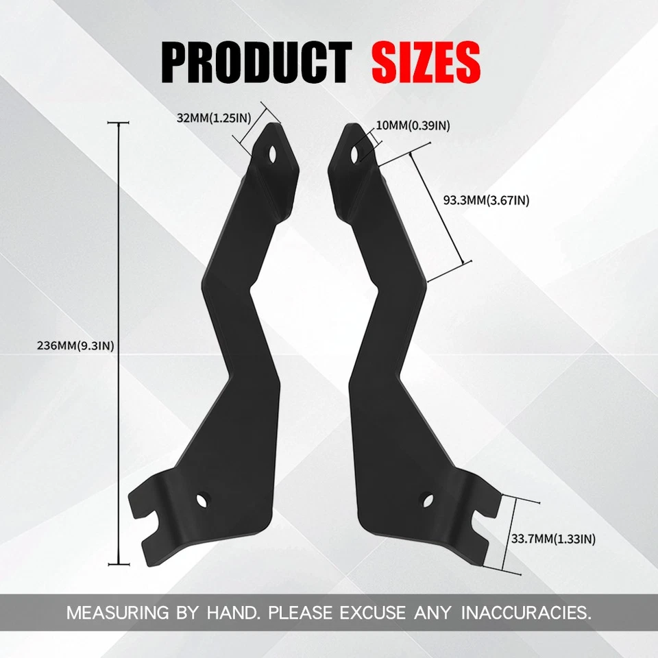 Barra de luz LED estroboscópica Fit 2004-2014 Ford F150 50"" + soportes de zanja para capó de 4"" Foto 4 de 4