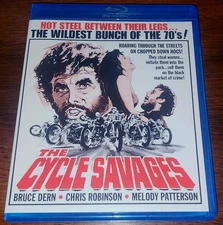 The Cycle Savages Blu Ray OOP Scorpion/Ronin Flix Bruce Dern AIP Drive-in Bikers