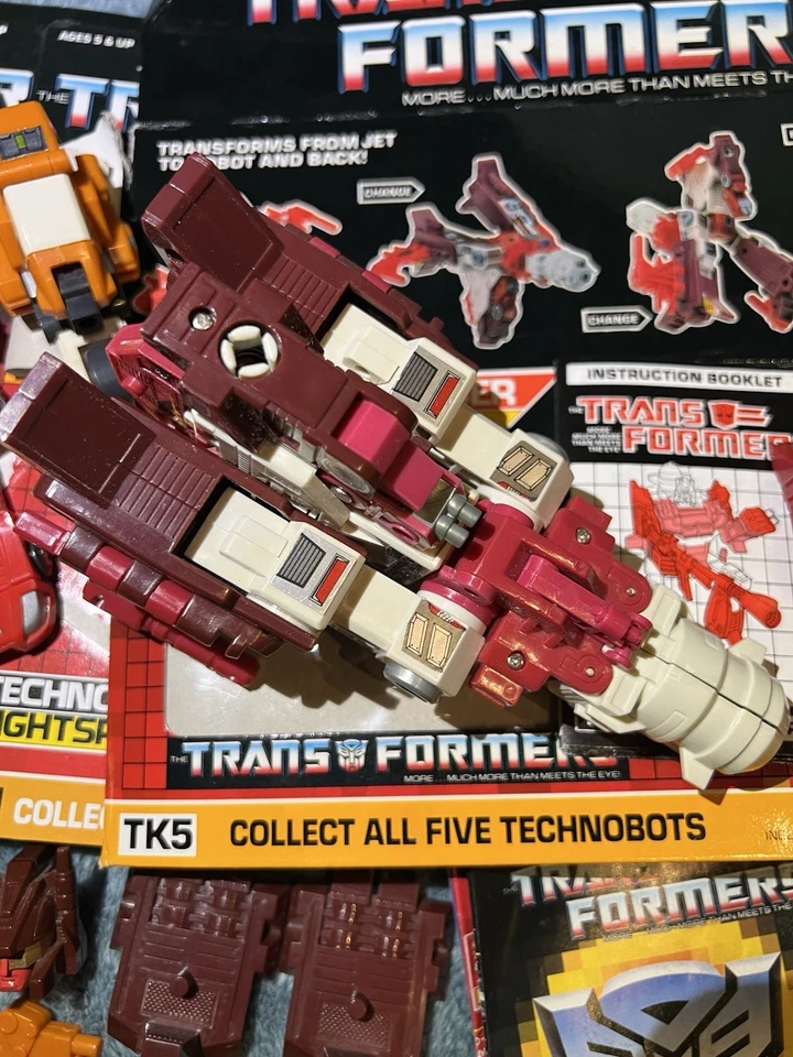 Transformers G1 COMPUTRON Technobots Lote De Colección Original Hasbro 1987 ¡En muy buen estado! Incompleto Foto 4 de 4