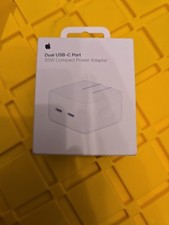 OEM Authentic Apple Dual USB-C Port 35W Compact Power Adapter MW2H3AM/A NEW