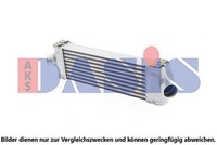LadeluftkÜHler AKS Dasis 097009N FÜR Ford Intercooler TurbokÜHler