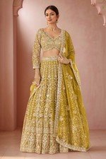 LENGHA INDIAN WEDDING PARTY PAKISTANI DESIGNER GOWN WEAR BOLLYWOOD FULLYSTITCHE