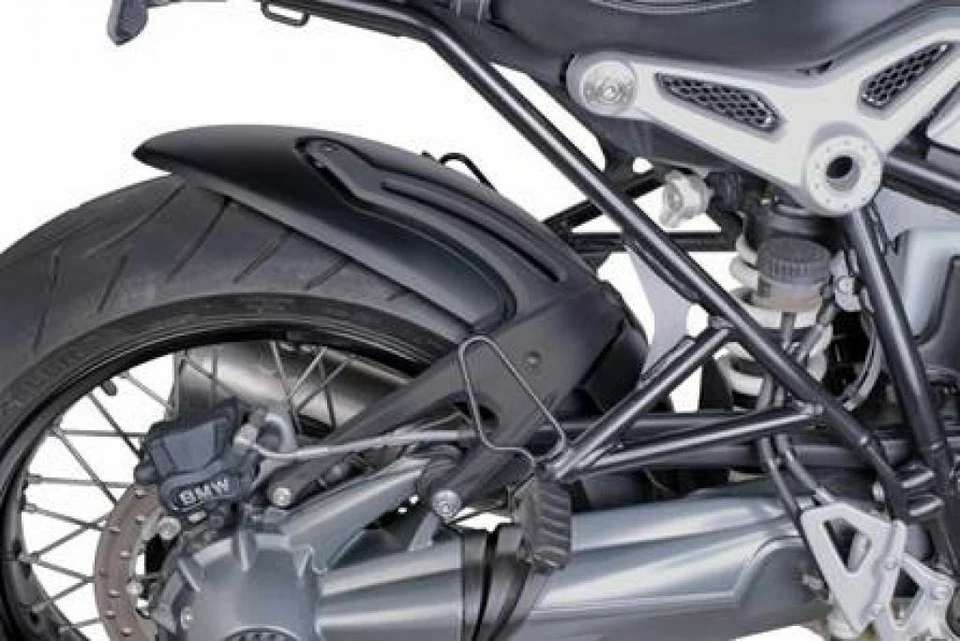 Puig Bavette Garde-Boue Protège-Boue Noir Mat BMW R12 Nine T 2024 - 2025 - Photo 2/4