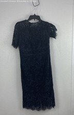 NWT Eliza J Women's Dark Blue Lace Dress Size 6