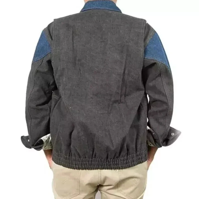 Chaqueta vaquera Regreso al futuro años 80 | Hecha a mano Marty McFly Regreso al futuro Foto 2 de 4