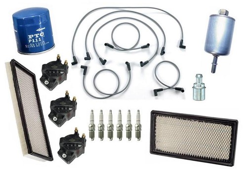 for 95-99 Camaro V6 3.8L Spark Plug Wire Set Plugs Air Gas Oil Filter Coils 15pc - Picture 1 of 6