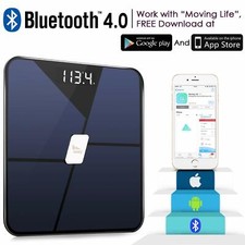 Smart Body Bathroom Weight Scale Fat Bones BMI Digital Bluetooth Fitness APP