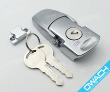 Zinc Alloy Draw Latch 3" Satin Chrome replace southco V7 for Tool box Saddlebag