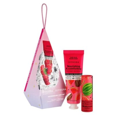 Sephora Favorites Limited Edition Watermelon Care Set-Lip & Hand Balm-Ships FREE