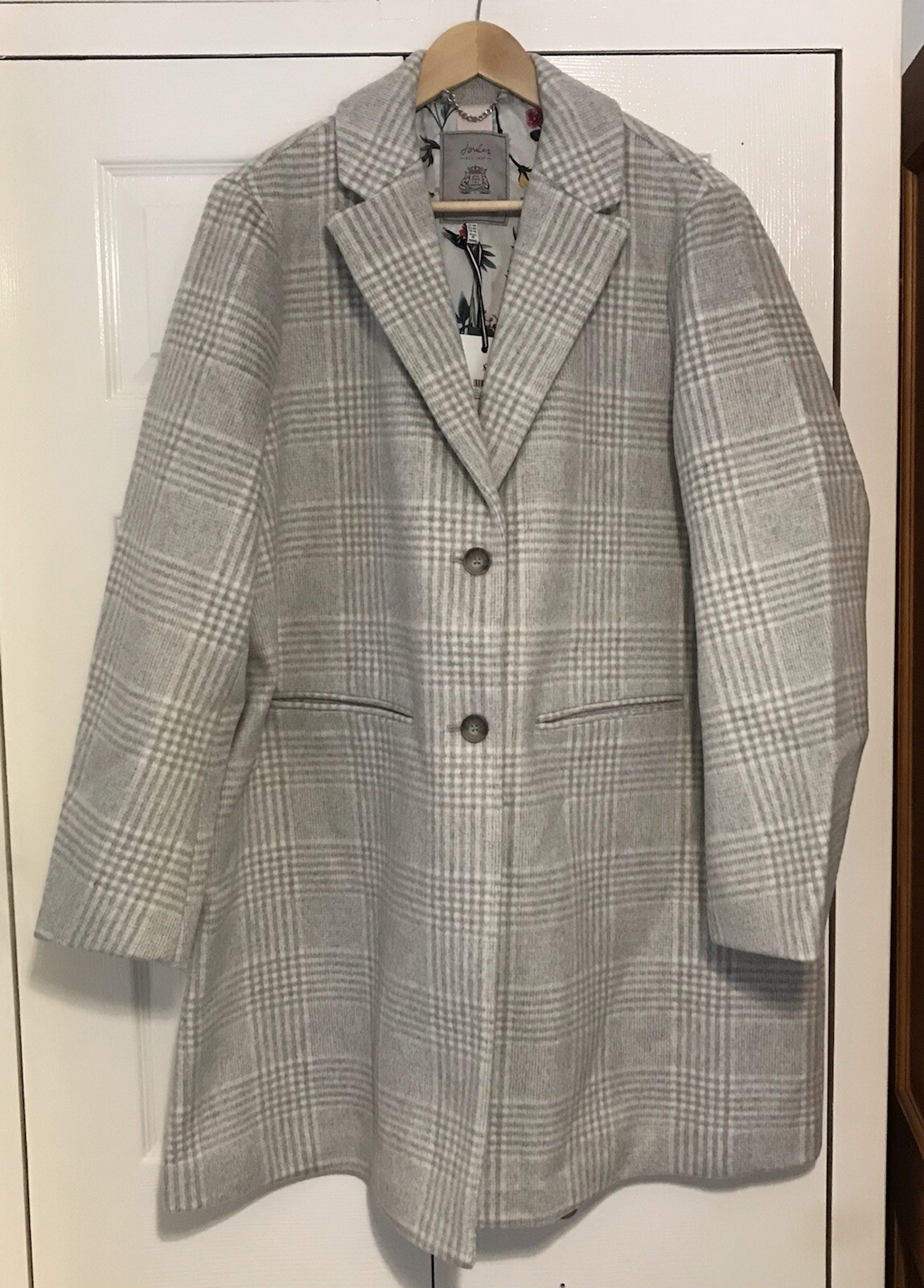 Joules Womens Costello Wool Blend Coat 