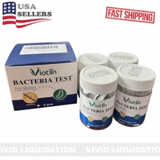 4 Pack E Coli & Coliform Bacteria Water Test Kit EPA Approved Best Water Quality