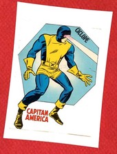 CAPITAN AMERICA N.2 CORNO LATO B 1973 ANASTATICO 1^ ED. ADESIVO SU CARTA LUCIDA