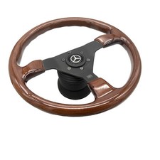 Mercedes-benz W129 W201 Momo Montecarlo Wood Heritage 350mm Steering Wheel Kit