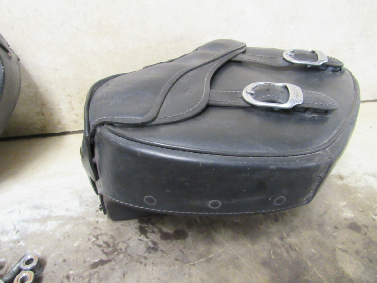 2008 HARLEY DAVIDSON FXDF DYNA FAT BOB SADDLE BAGS SOFT LEATHER OEM *6695 eBay