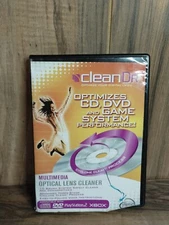 Clean Dr  Multimedia Optical Lens Cleaner Cleans Optimizes CD DVD Game Systems