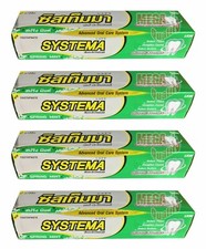 4 x SYSTEMA Toothpaste Spring Mint 40g Advanced Oral Care Protect Enamel Reduce