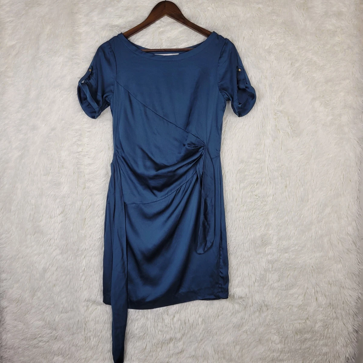 Knee Length Short Sleeve Regular Size Wrap Dresses for sale | eBay