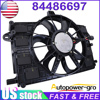 New Cooling Fans Assembly Fits For Chevy Chevrolet Corvette 2014-2019 84486697
