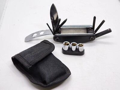 FURY 88020 Pocket Knife & Multi Tool With Case Sockets Hex Keys Screwdrivers
