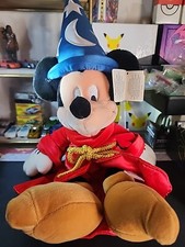 Mickey Mouse The Disney Store 19" Sorcerer's Apprentice Fantasia Plush With Tag