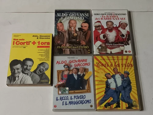 DVD ALDO GIOVANNI E GIACOMO LOTTO 5 DVD