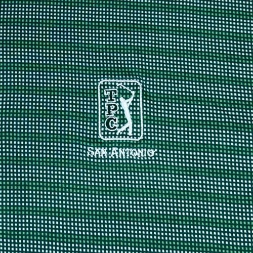 Fairway & Greene Polo Shirt Mens Size XL Green Striped Soft Peruvian Pima Cotton - Picture 4 of 8