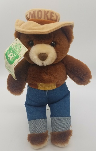 smokey bear stuffed animal vintage