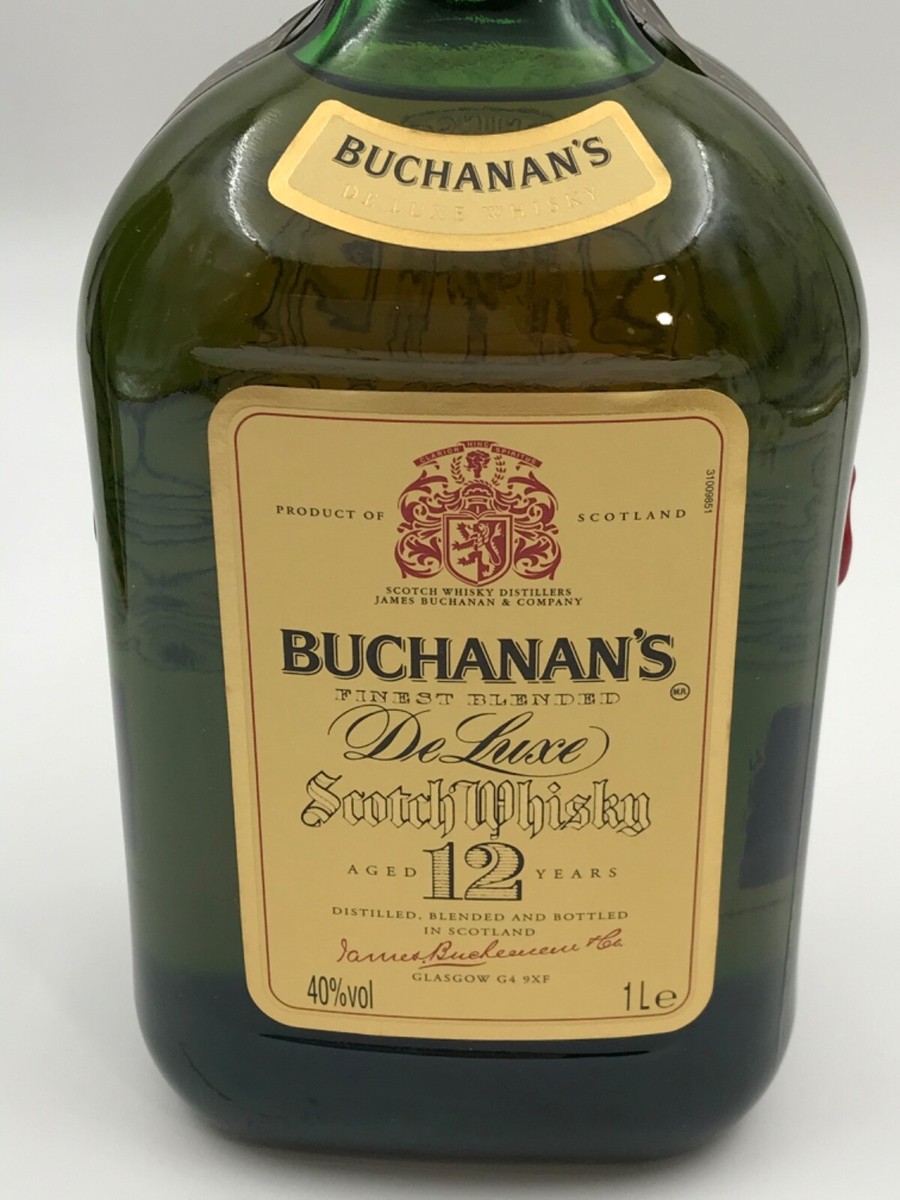 WHISKY BUCHANAN´S 12 YEARS OLD DE LUXE SCOTCH WHISKY FINEST