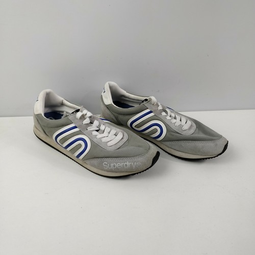 grey superdry trainers