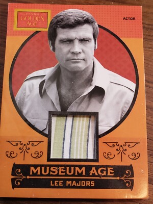 Lee Majors Swath Relic 2014 Panini Museum Age