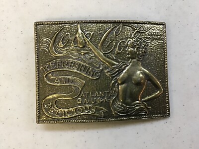 VINTAGE TIFFANY FOUNDRY COCA COLA BELT BUCKLE NOS | eBay