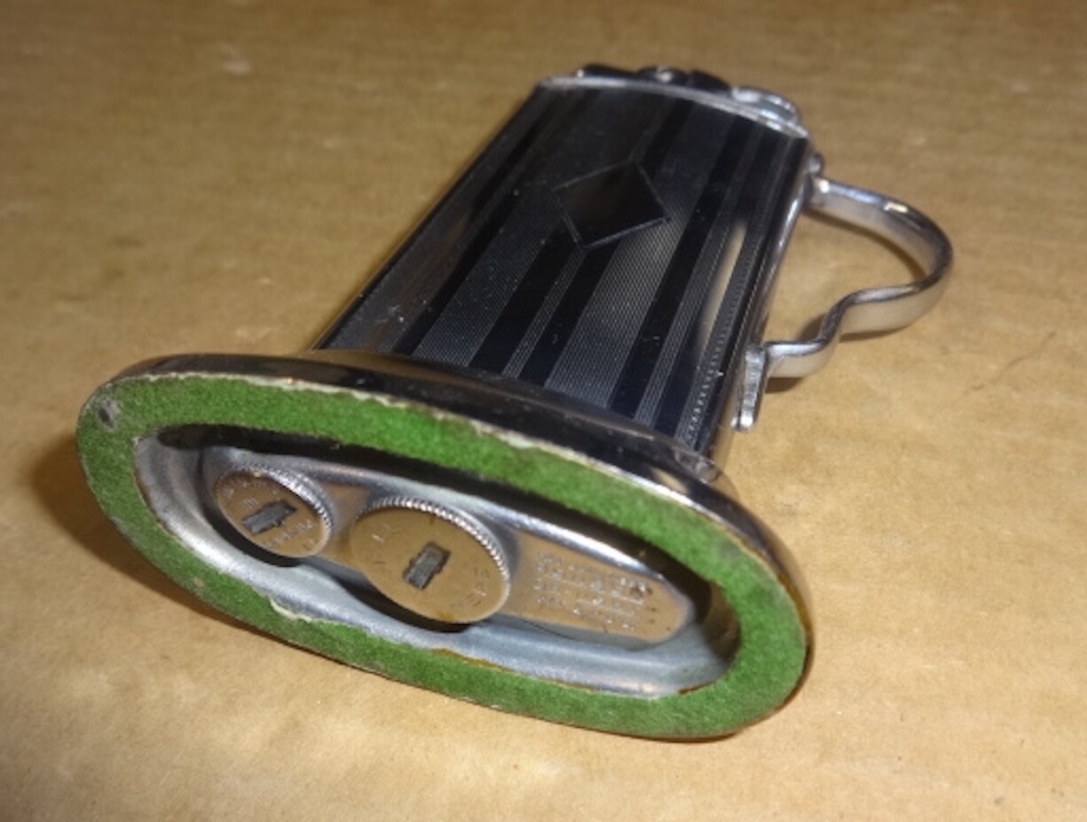 Vintage Ronson Art Deco De Light Tabourette Table Lighter