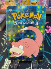 Slowpoke #79 - Vintage Vending Machine Prism Sticker 2000 - Pokemon Card