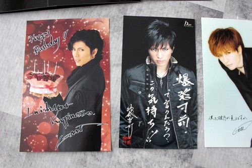 SET x19 Gackt Official Fan Club(Dears)Limited Greeting Postcard Photocard Card - Picture 8 of 10