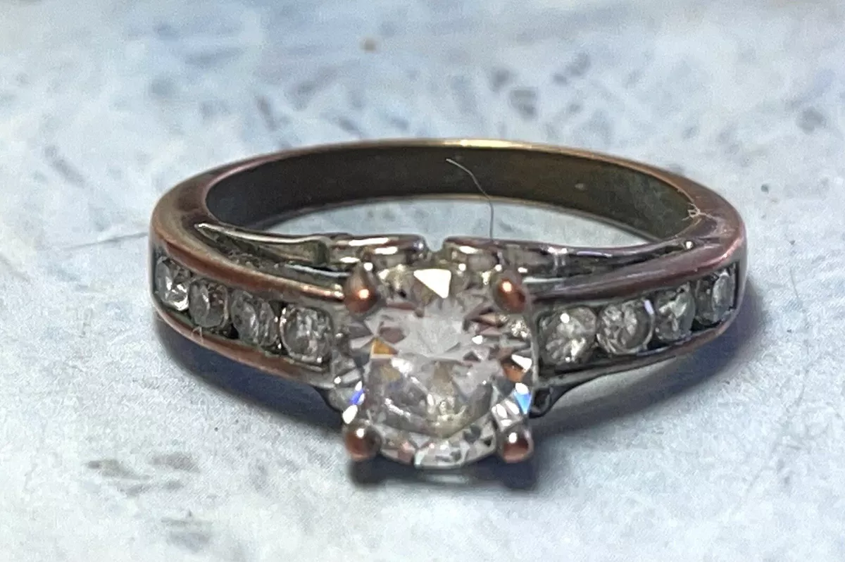 Copper hotsell diamond ring