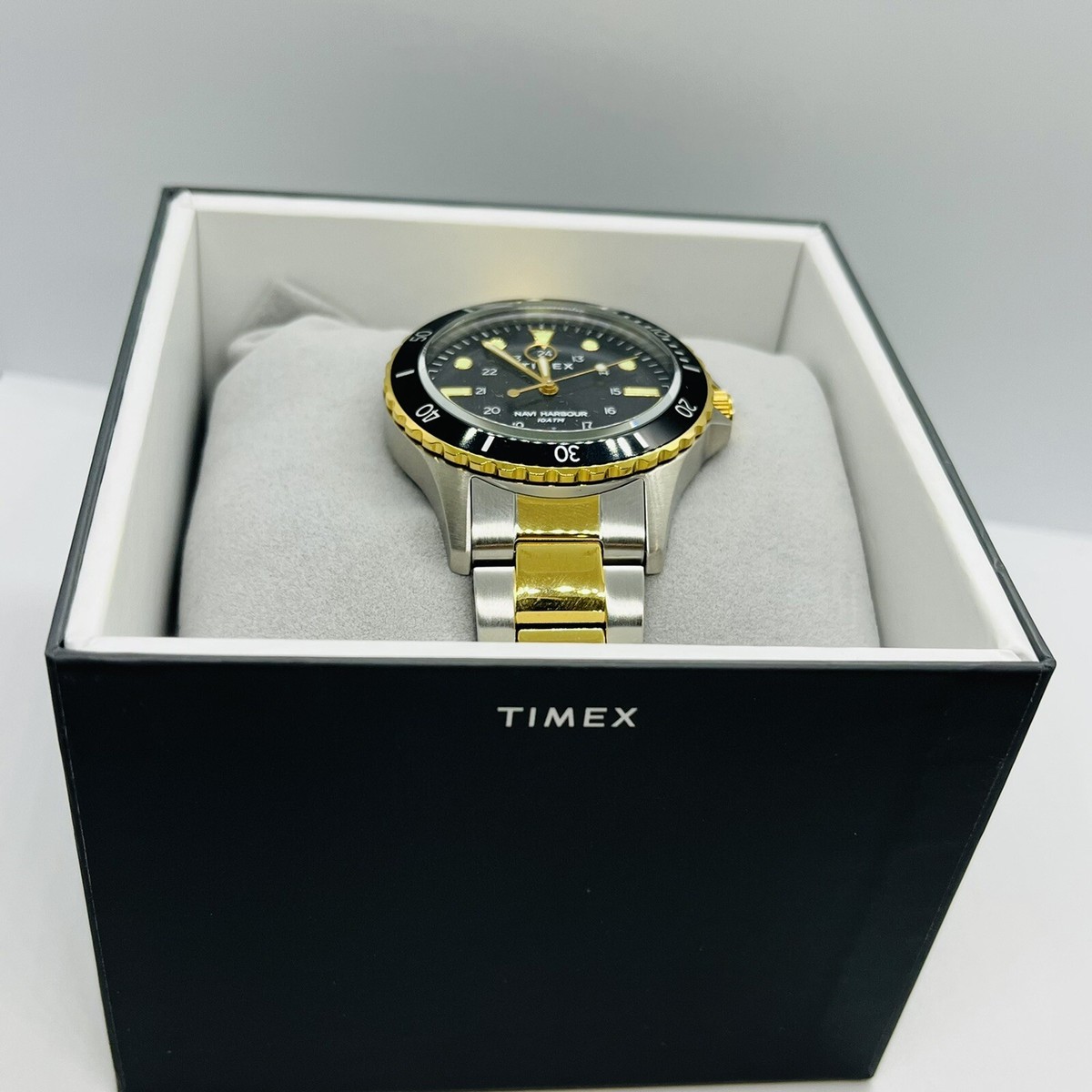 Timex Men's Navi Harbor Two-Tone 10ATM Stainless Steel 40mm