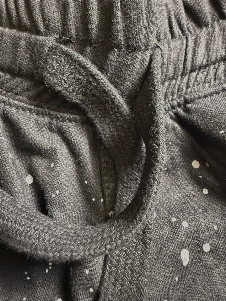 Pantalones cortos de algodón con gráficos sin marca con cordón, cómodos, suaves-662 Foto 3 de 4