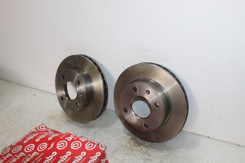 Pair Brake Discs Front for Ford Escort Mkiii MK3 BREMBO 09.4914.30 - Picture 3 of 5