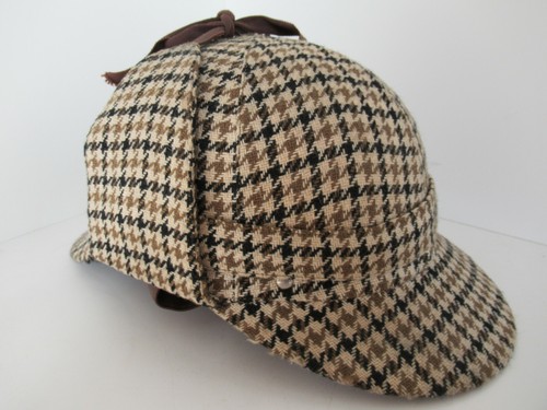 Vintage English deerstalker hat in very 