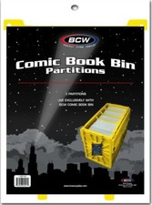 BCW  Yellow Short or Long Comic Book Bin PART...