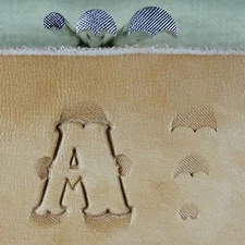 Leather Stamping Tools - 3-Piece Alphabet Beveler Stamp Set