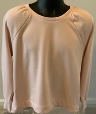 Relaxed French-Terry Sweatshirt for Women Shell Pink Medium