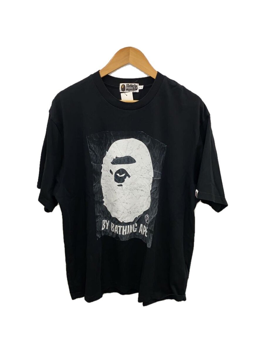 A BATHING APE ◇ T-shirt / L / Cotton / BLK / Print  